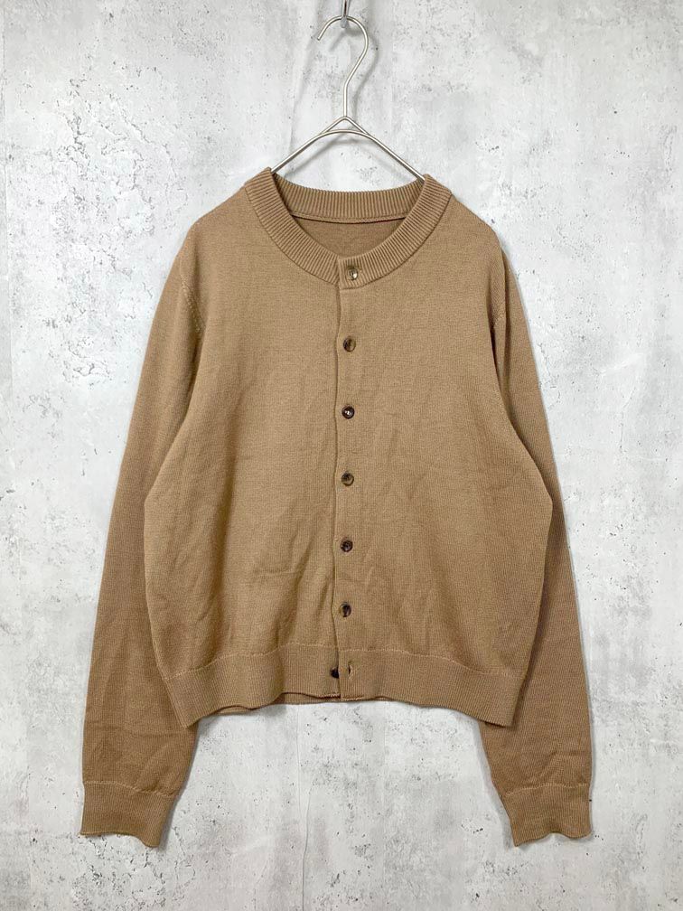 MUSE de Deuxieme Classe ミューズドゥドゥーズィエムクラス 23-080-500-4020-3-0 WISHクルーネック カーディガン 茶 ◎レディース