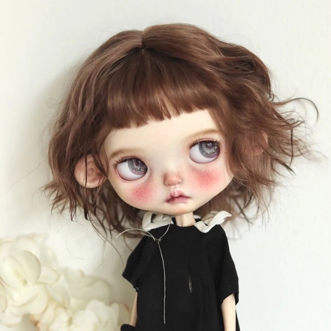 ブライス ウィッグ モヘアウィッグ 海外作家 オオカミカット Boyish 
