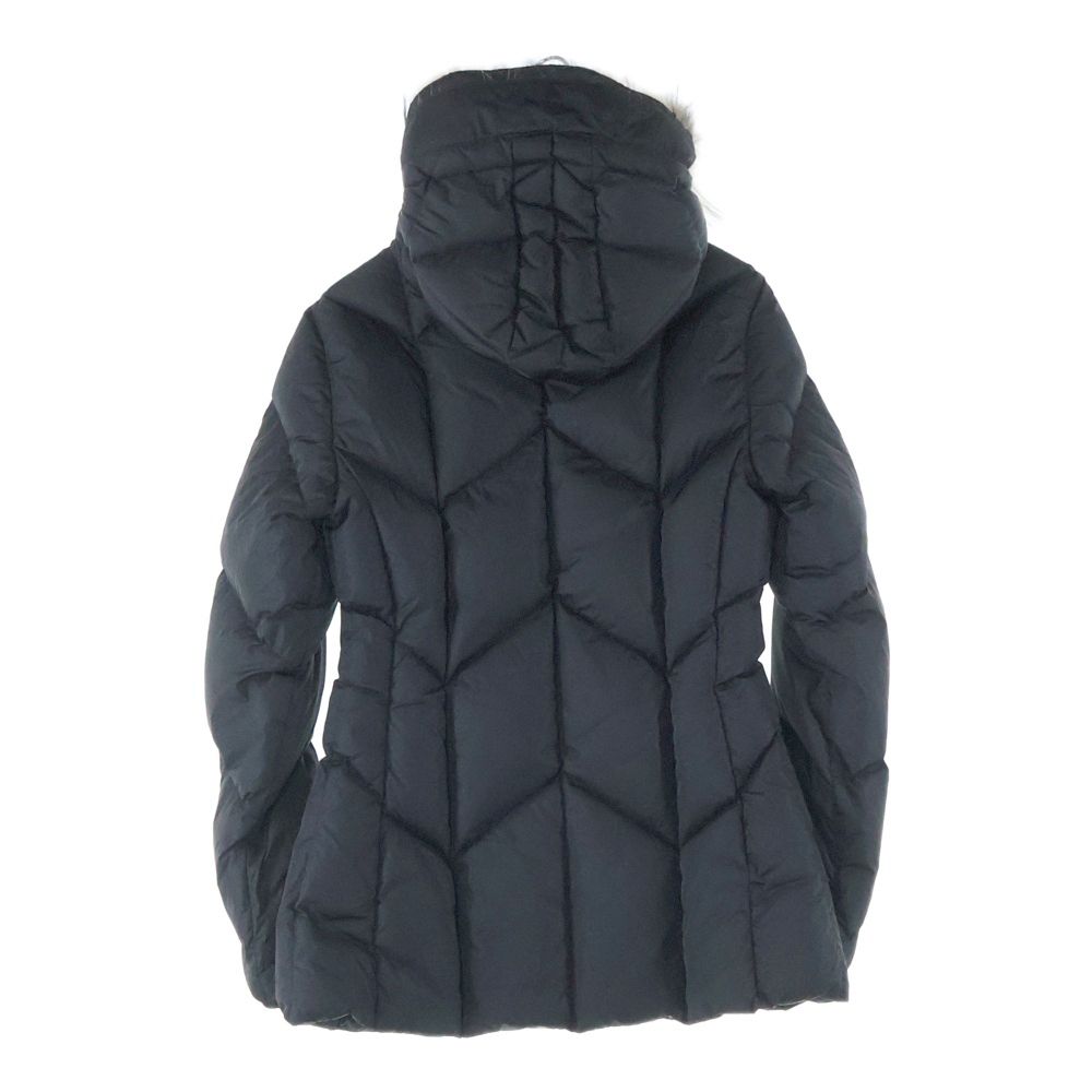 MONCLER モンクレール 20AW ROELAN GIUBBOTTO ファーフーデッド ダウンジャケット コート ブラック レディース F20931B54501
