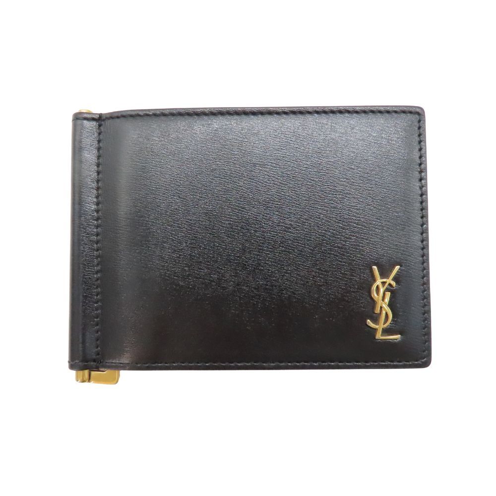 YSLマネークリップ Saint Laurent マネークリップ付き ジップカードケース (Saint