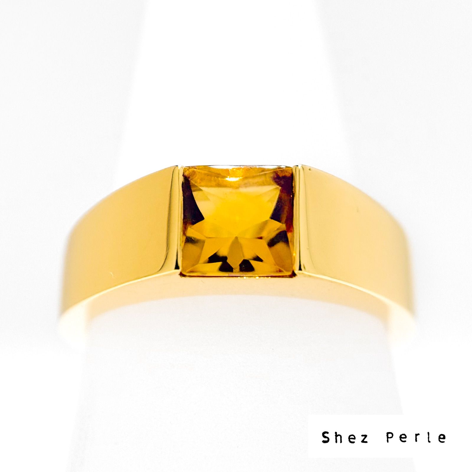 ⚪︎Cartier カルティエ タンク シトリン YG750 8.9g 12号 - メルカリ