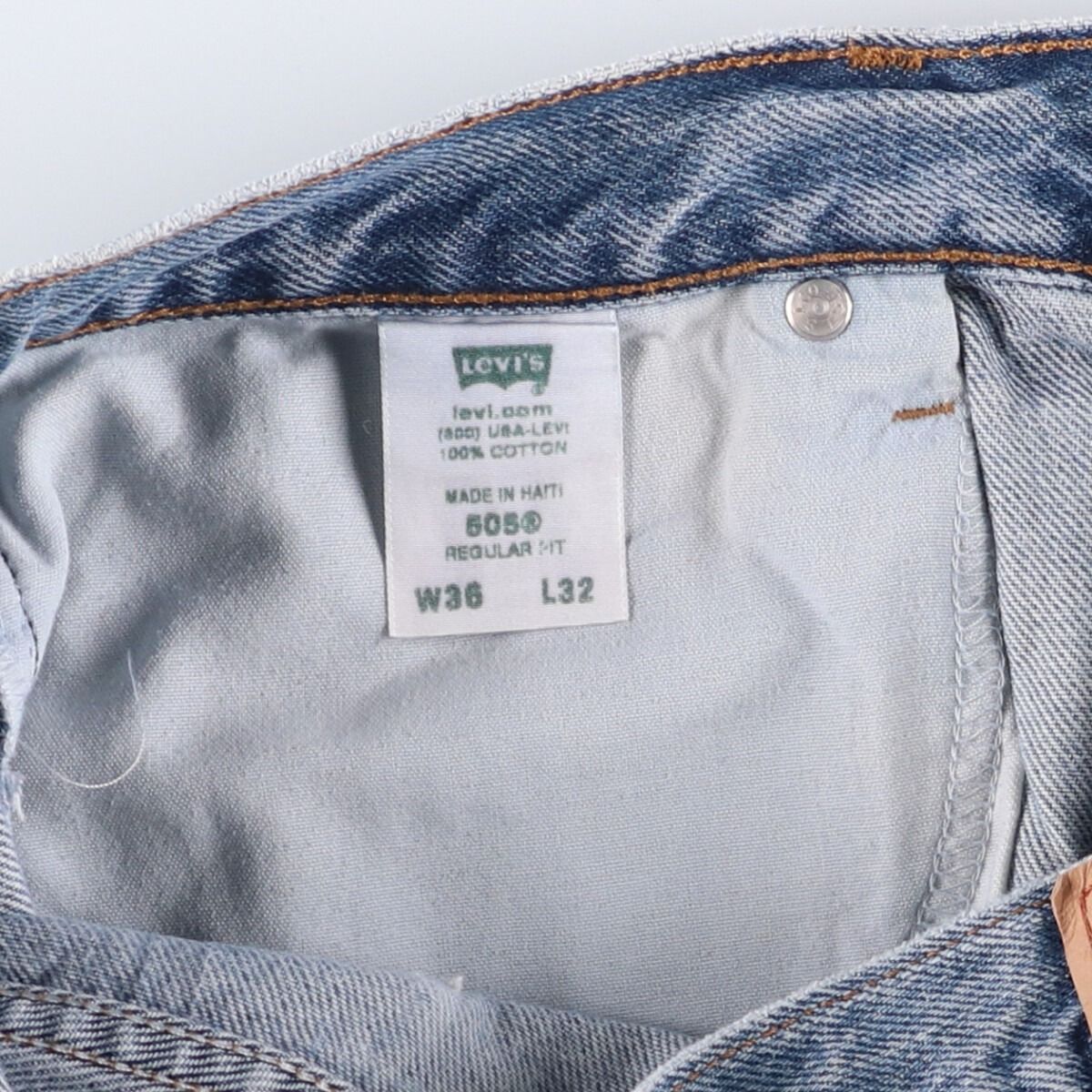 節約 古着 リーバイス Levi s 505 REGULAR FIT テーパードデニムパンツ メンズw37相当|eaa583612