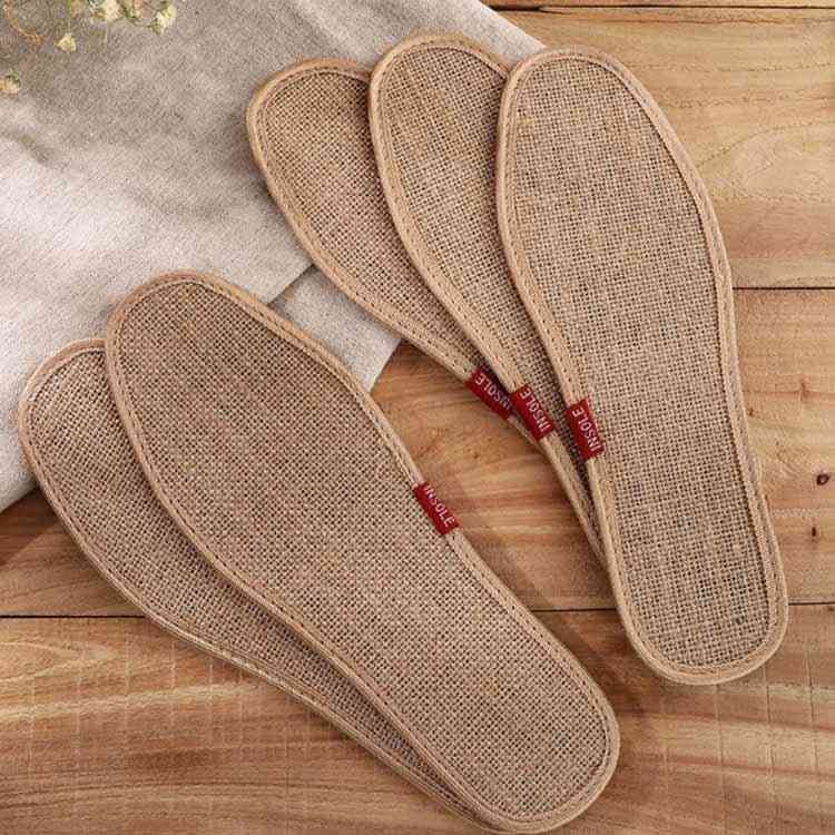  リネン 5足組 22.5 cm～27.5 cm スニーカー裸足 メンズ 洗える 中敷き 麻 消臭 靴 夏 蒸れない インソール ナチュラル リネン消臭インソール リネンインソール 靴の中敷 yskma 604093 その他 靴