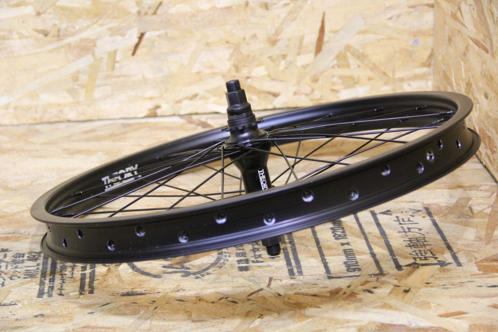 自転車 BMX リアホイール 左ドライブ THEORY CASSETTE 9T 36H BLACK