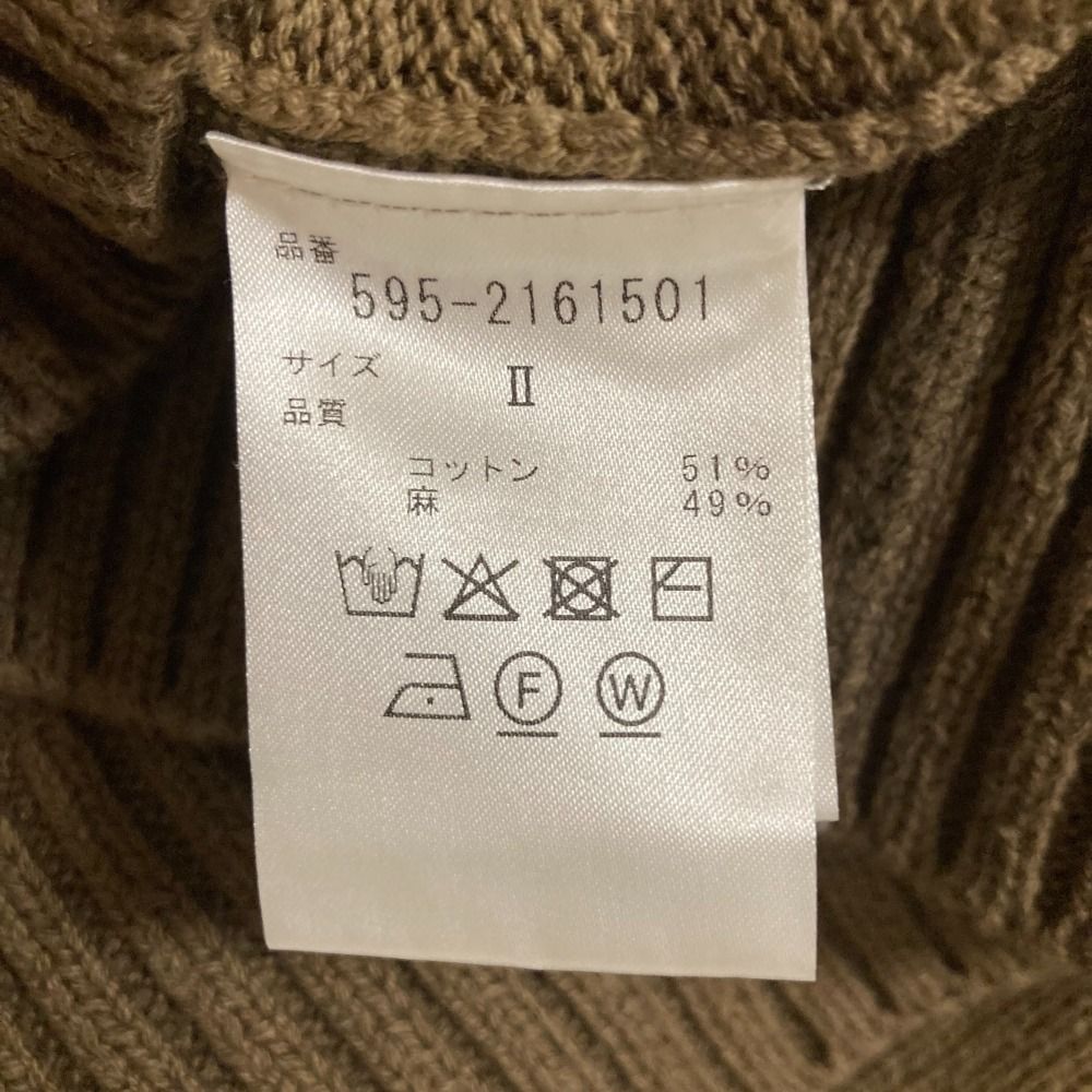 美品 MHL. DRY COTTON LINEN VEST マーガレットハウエル 美品 22SS MHL MARGARET HOWELL マーガレットハウエル COTTON
