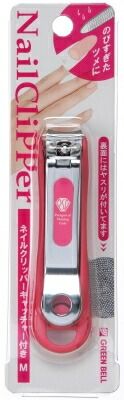 大人気商品  ネイルクリッパーキャッチャー付きＭ 【 グリーンベル 】 【 ボディケア 】ＰＳＧ－０３３ネイルクリッパー×12点セット  tt  