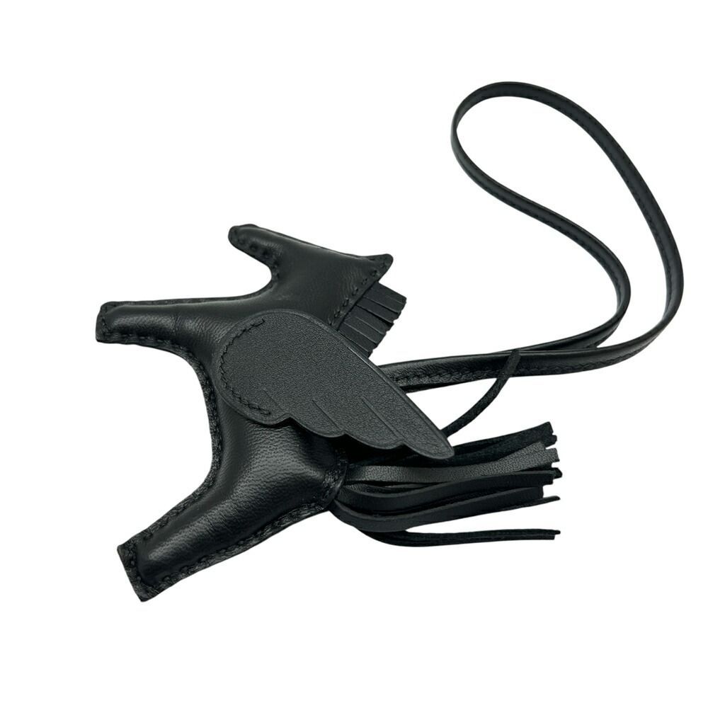 HERMES ロデオチャームPM ペガサス ブラック B刻印 エルメス ロデオ