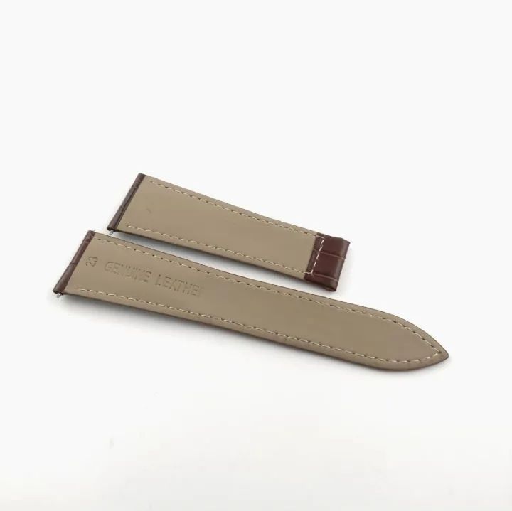 Cartier レザーベルト ブラウン 腕時計 交換用 レザーベルト ブラウン 茶 23mm 防水仕様【対応