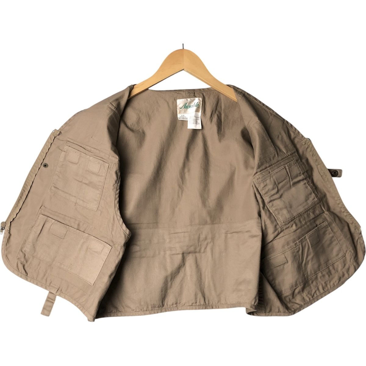 古着 90年代 Ausable フィッシングベスト メンズL相当