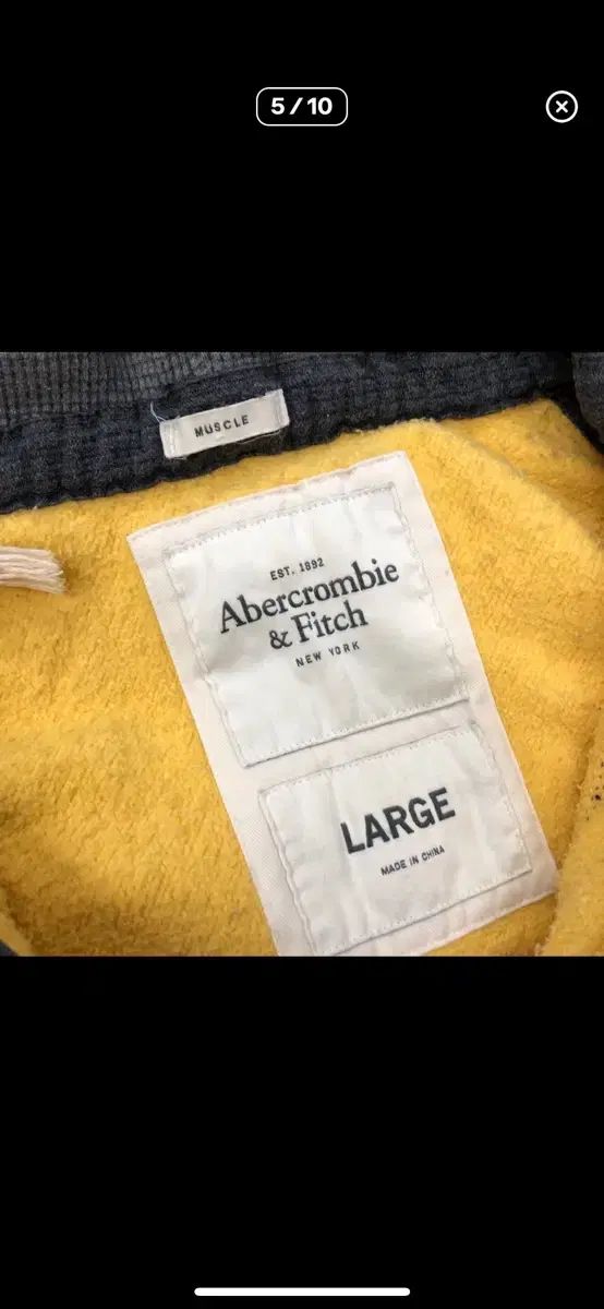 アバクロンビー ジップアップパーカー