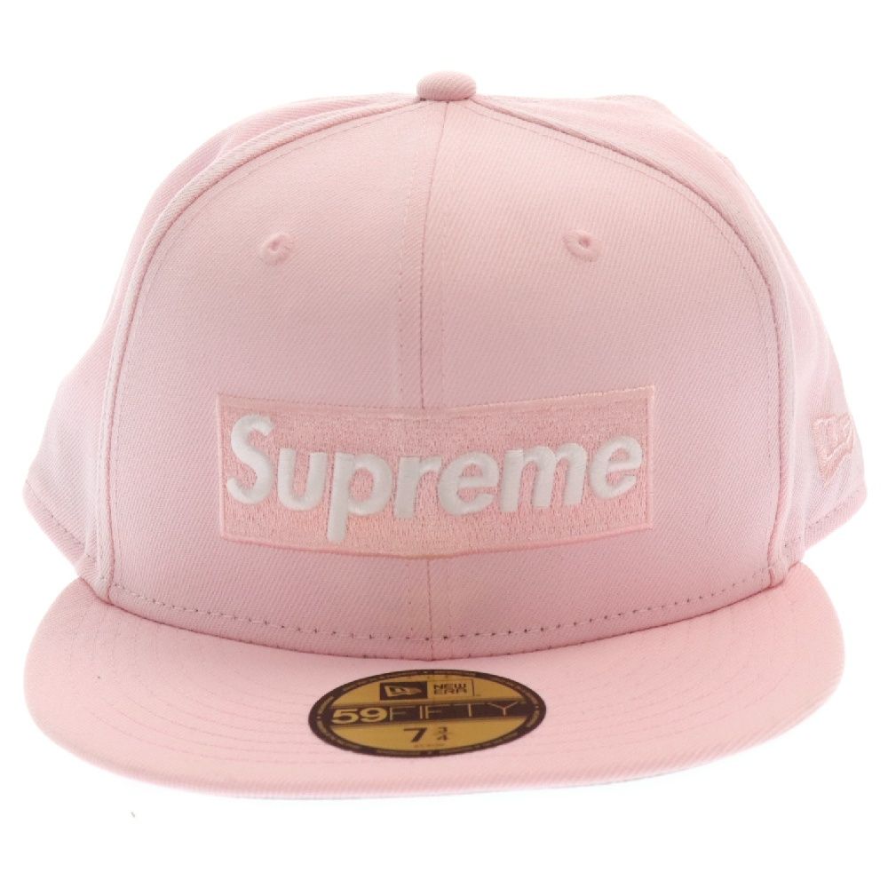 SUPREME (シュプリーム) 24SS ×New Era Sharpie Box Logo ニューエラ シャーピー ボックスロゴ ベースボール キャップ 帽子 ピンク