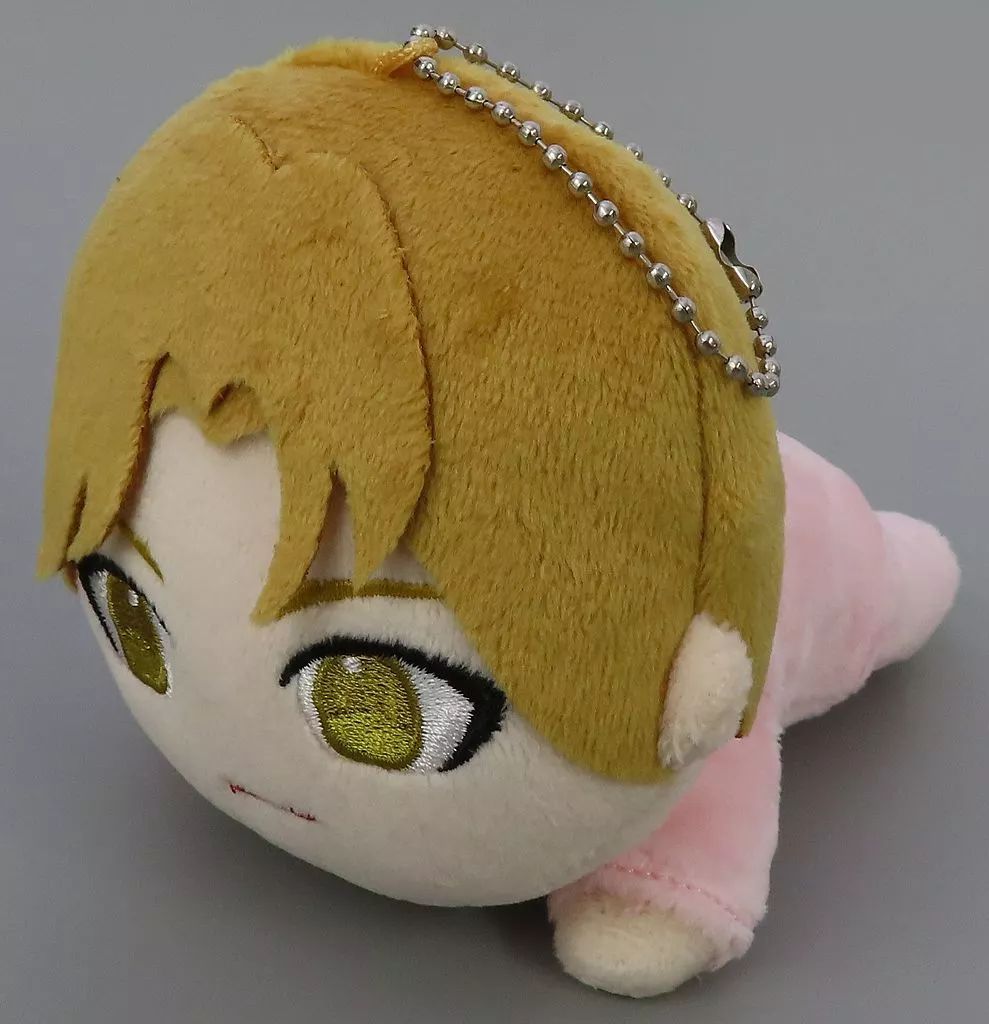 中古】ぬいぐるみマスコット・ぬいぐるみバッジ YUMA 寝転び