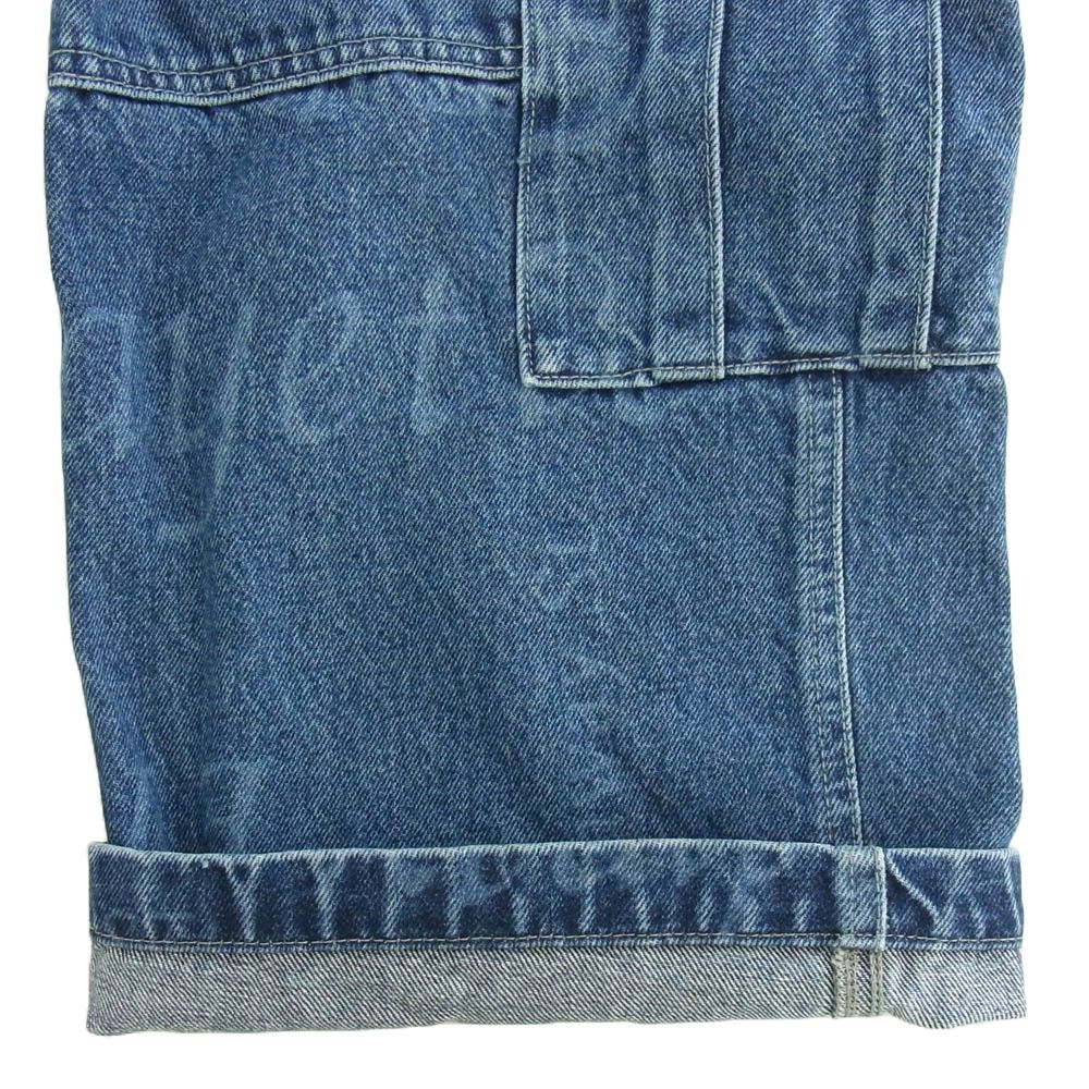 Supreme デニムカーゴパンツ ライトブルー