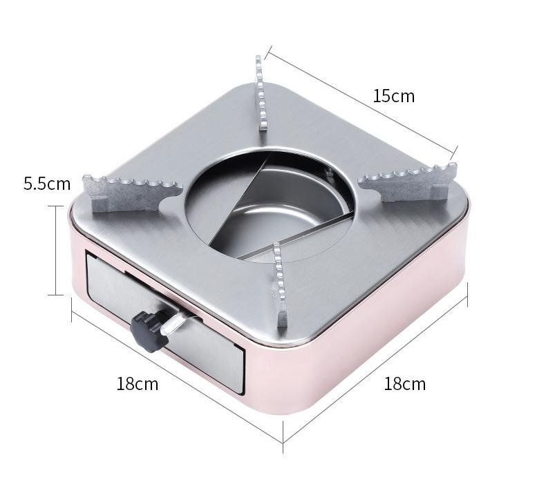 アルコールストーブ コンパクト 引き出し式 バーナー キャンプ登山 アウトドア 火力調節 小型 軽量携帯便利 防災 登山 料理 2色 - メルカリ