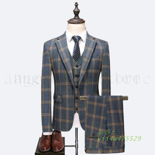 ボタンスリムスーツ ビジネススーツ シングル メンズスーツ 紳士服 UIT 細身 結婚式 メンズ大きいサイズ vii4w475529