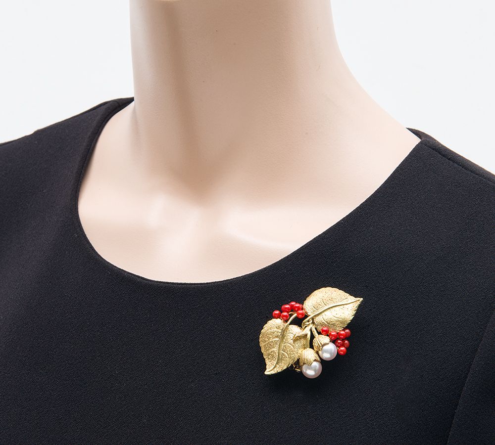 ストーンカメオ K18 ブローチ ペンダントトップ 美しい少女 2ways