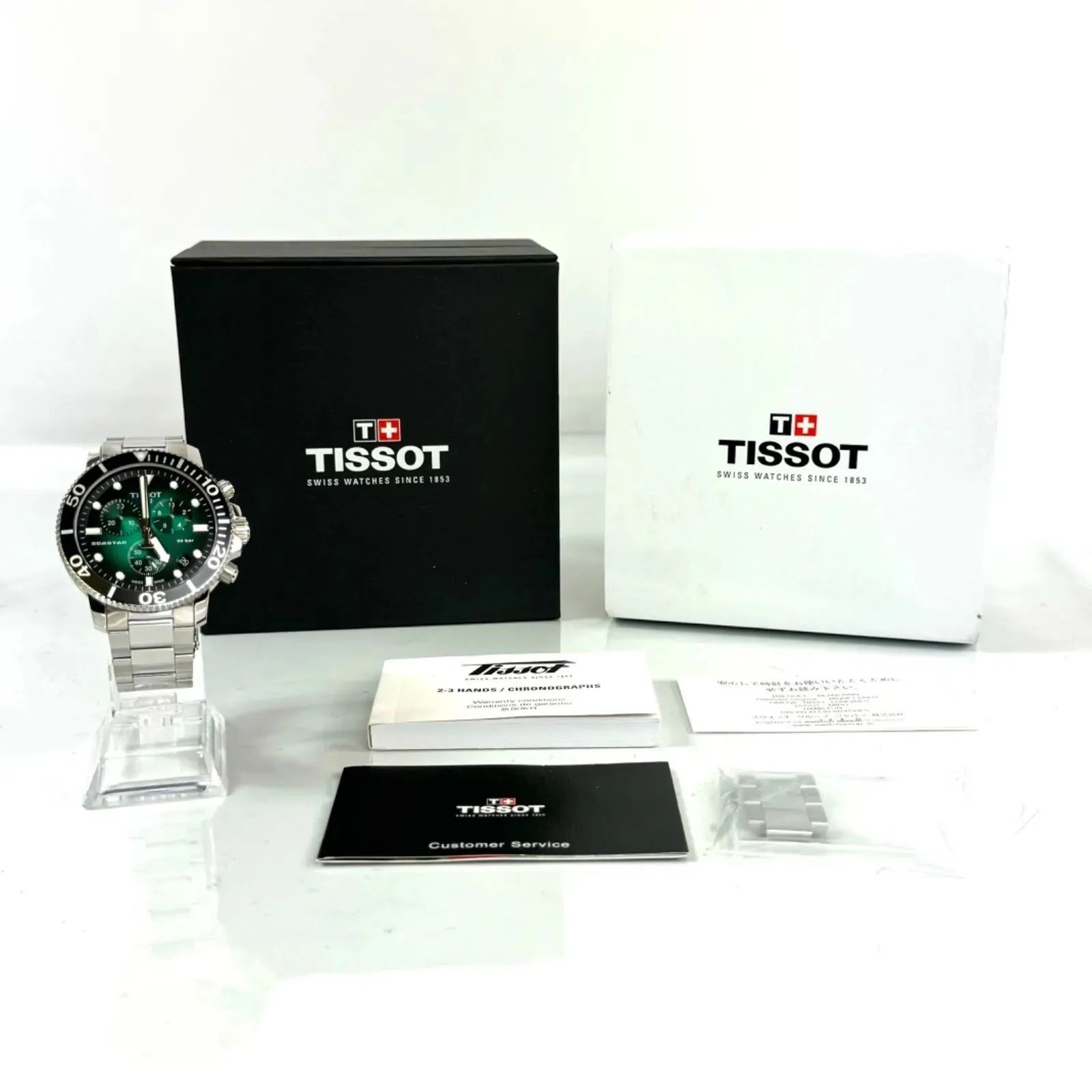 美品箱付きTISSOT シースター 1000 クロノグラフ T120417A