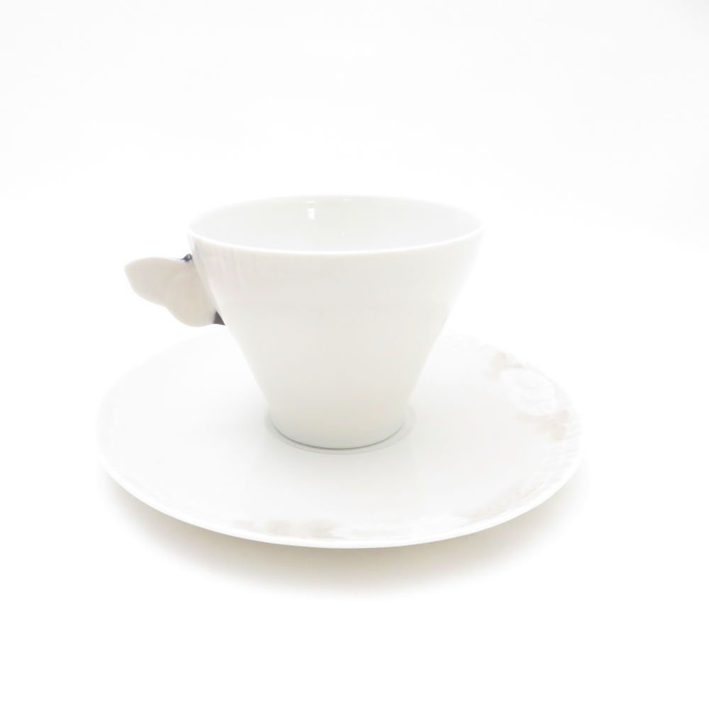 ロイヤルコペンハーゲンミッドサマーナイトドリームトンボ大皿＆コーヒー2客訳有り 美品 ROYAL COPENHAGEN ロイヤルコペンハーゲン ミッドサマー