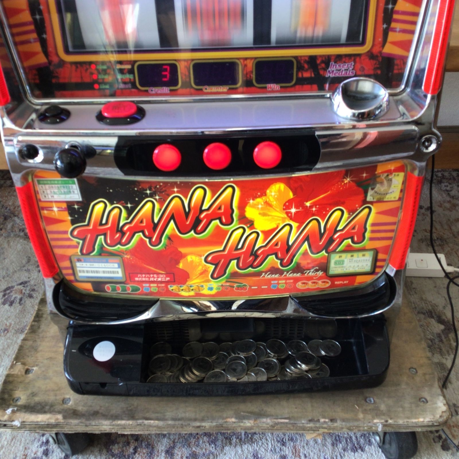 ハナハナ 実機 パチスロ実機 ニューハナハナ 5号機 ニューハナハナ