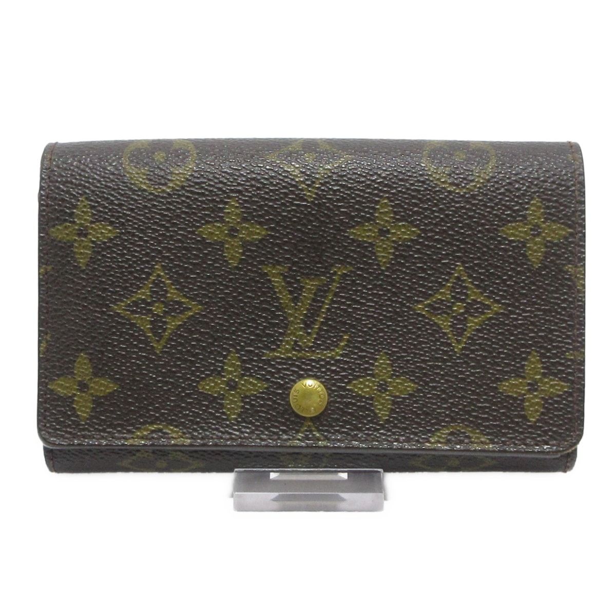 未使用 ルイヴィトン 財布 二つ折り Wホック モノグラム 希少 廃盤
