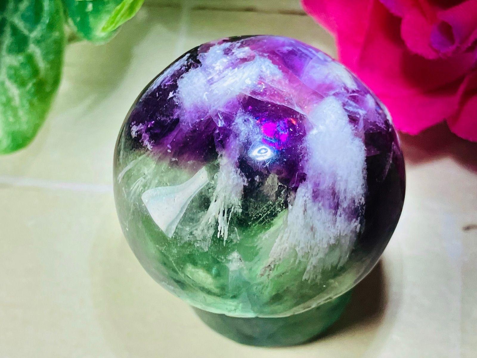 エンジェルフェザー 万華鏡 フローライト マルチカラー 蛍石