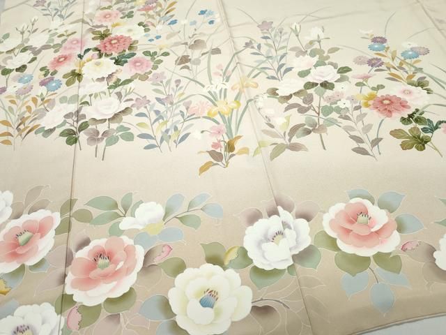 平和屋着物○訪問着 作家物 草花文 正絹 逸品 CAAV6720vf - メルカリ 