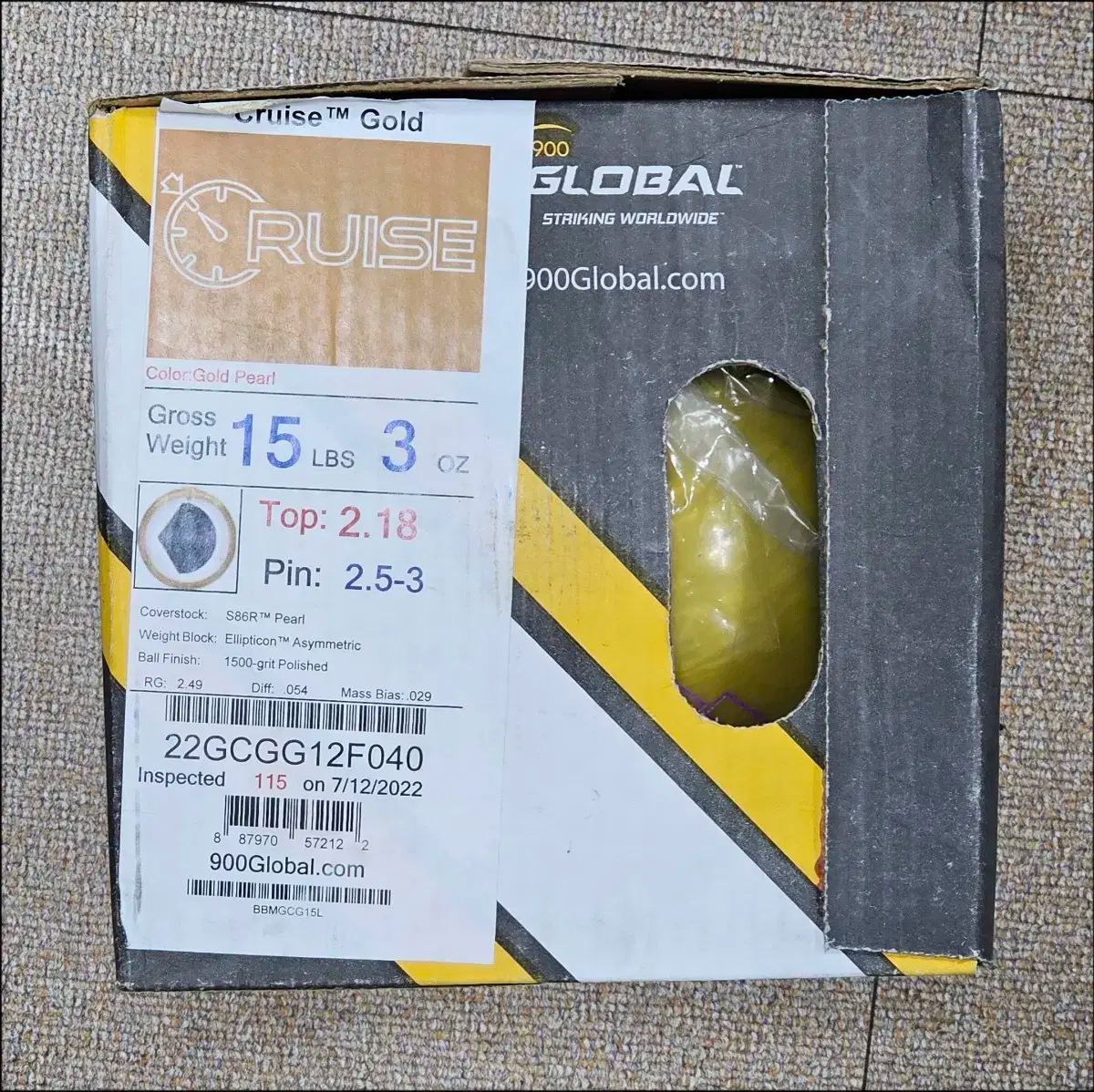 BLACK WIDOW GOLD 15ポンド ボウリングボール BLACK WIDOW GOLD 15ポンド ボウリングボール