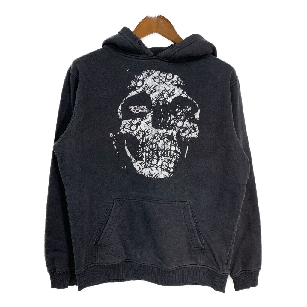 MY CHEMICAL ROMANCE スウェットパーカー バンド ブラック (メンズ L) 中古 古着 T0901