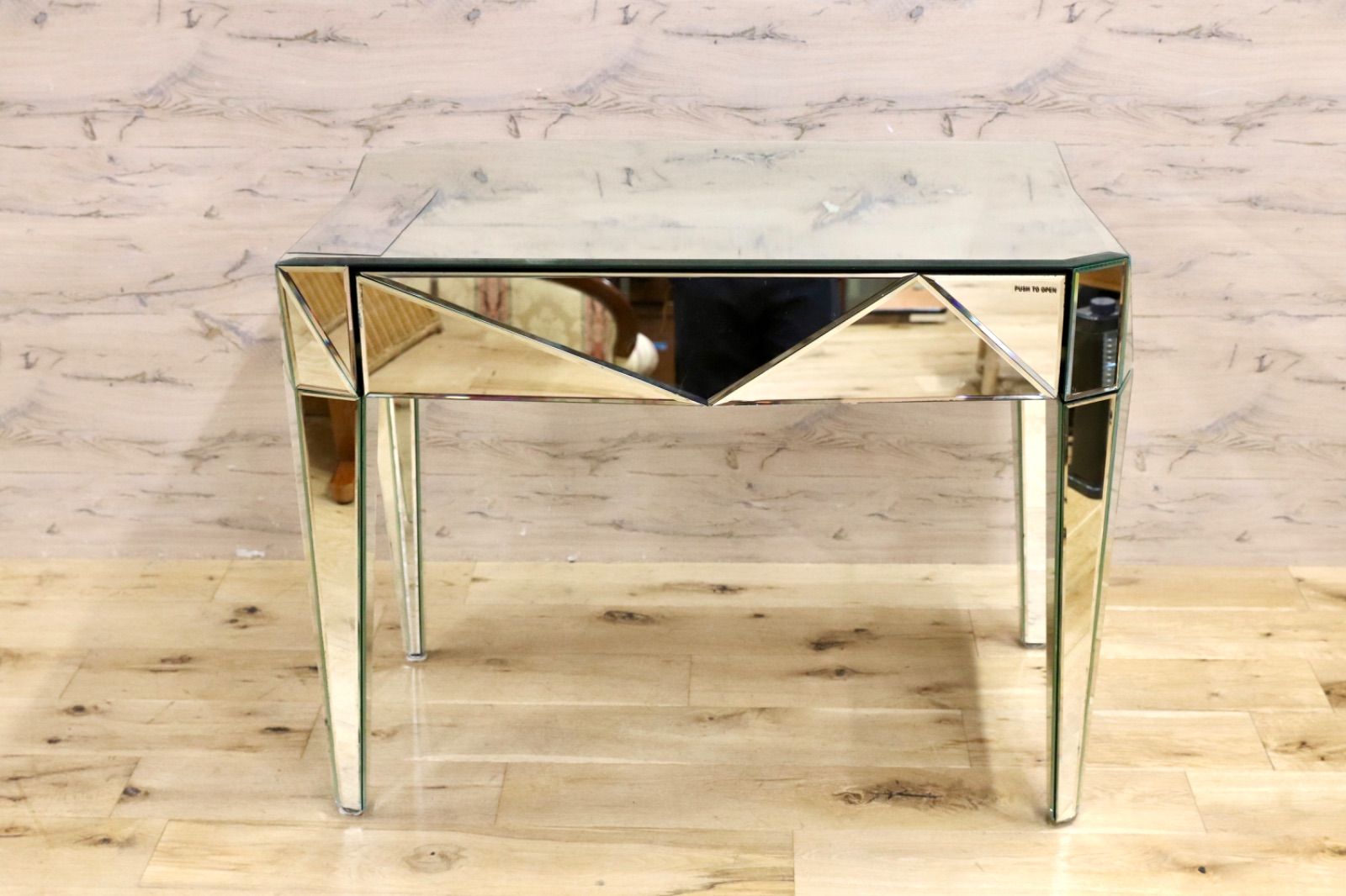 GMIK571 KARE カレ ファンハウス デスク コンソール サイドボード 全面ミラー 定価18.5万