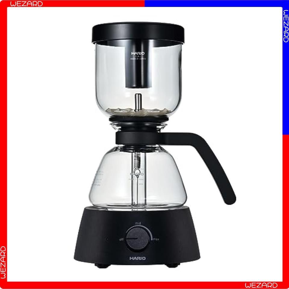 ☆人気商品☆ HARIO(ハリオ) Electric Coffee Syphon 3杯用 実用容量360mL ブラック 電気式 サイフォン コンパクト  HARIO Glass ECA-3-B メルカリ