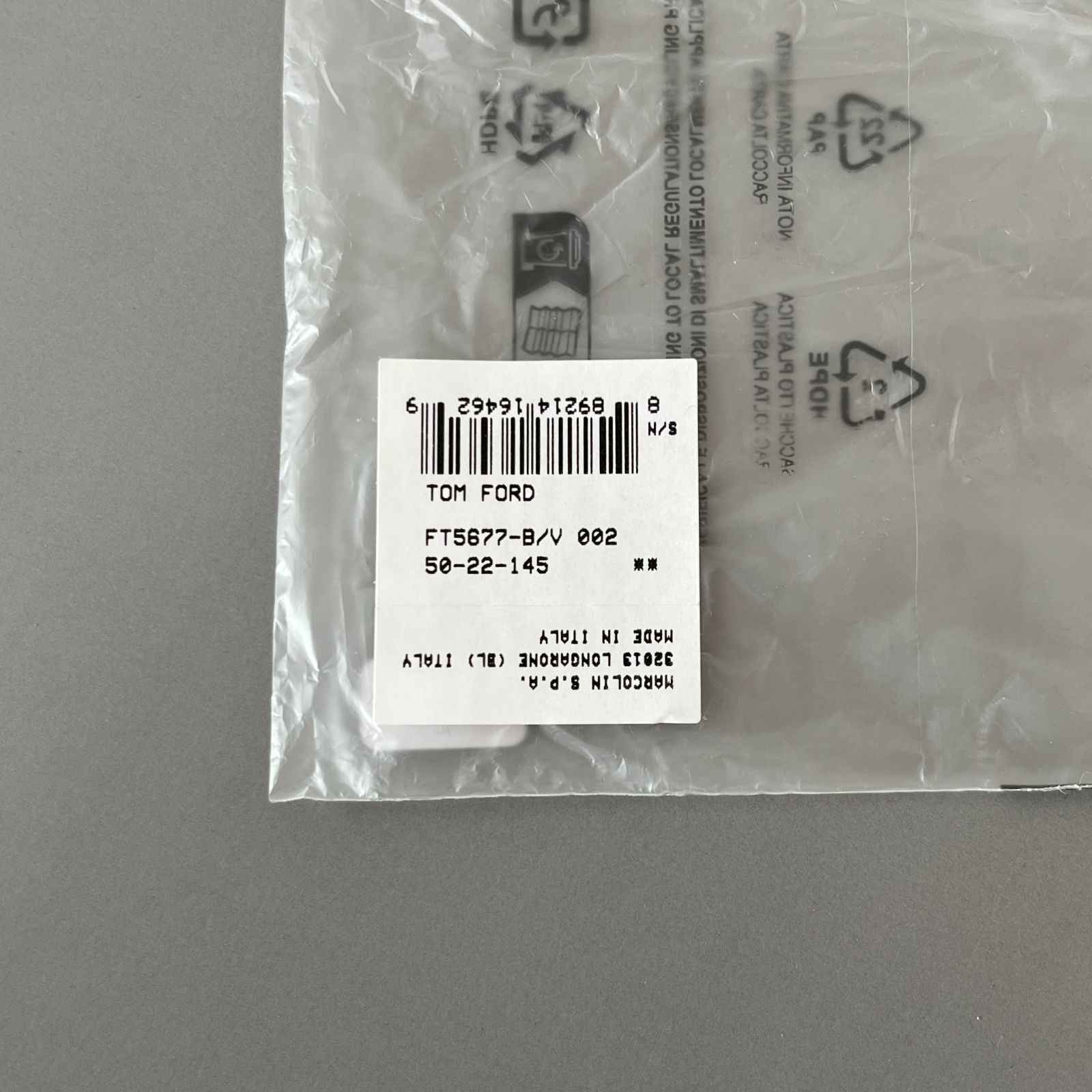 トムフォード メガネ TF5677 正規新品 TOM FORD ダブルブリッジ FT5677