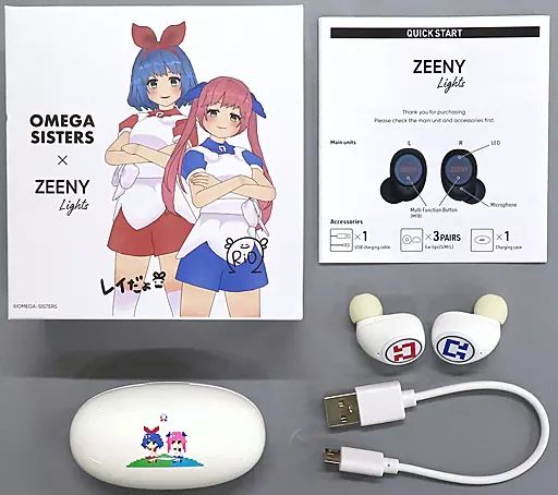 ヘッドフォン おめがシスターズ Zeeny Lights バーチャルYouTuber おめがシスターズ×ネイン