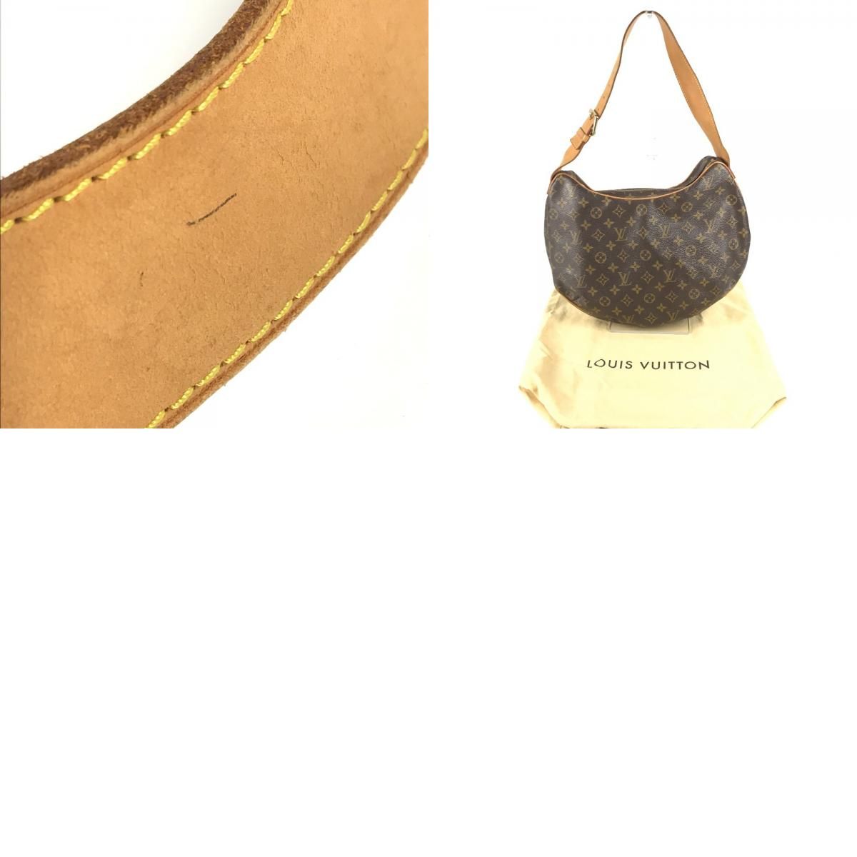 ルイヴィトン モノグラム クロワッサンGM ワンショルダーバッグ M51511 ルイ・ヴィトン LOUIS VUITTON クロワッサンGM M51511 ブラウン