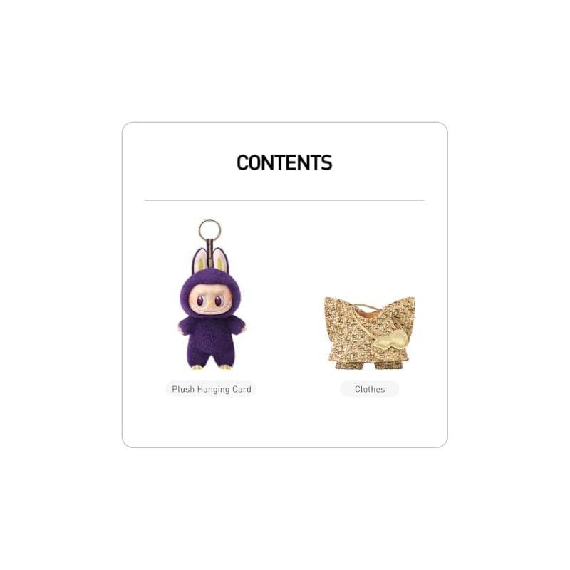 LABUBU×PRONOUNCE ぬいぐるみペンダント Amazon.co.jp: POP MART LABUBU × PRONOUNCE - WINGS OF FORTUNE