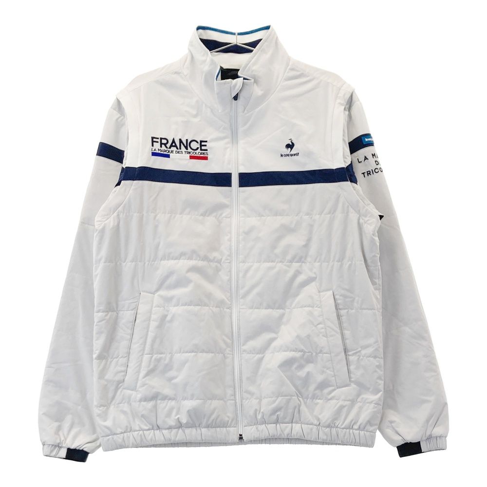 サイズ LL LE COQ GOLF ルコックゴルフ 2WAY 中綿 ジップジャケット ホワイト系 240101531667 ゴルフウェア メンズ ストスト