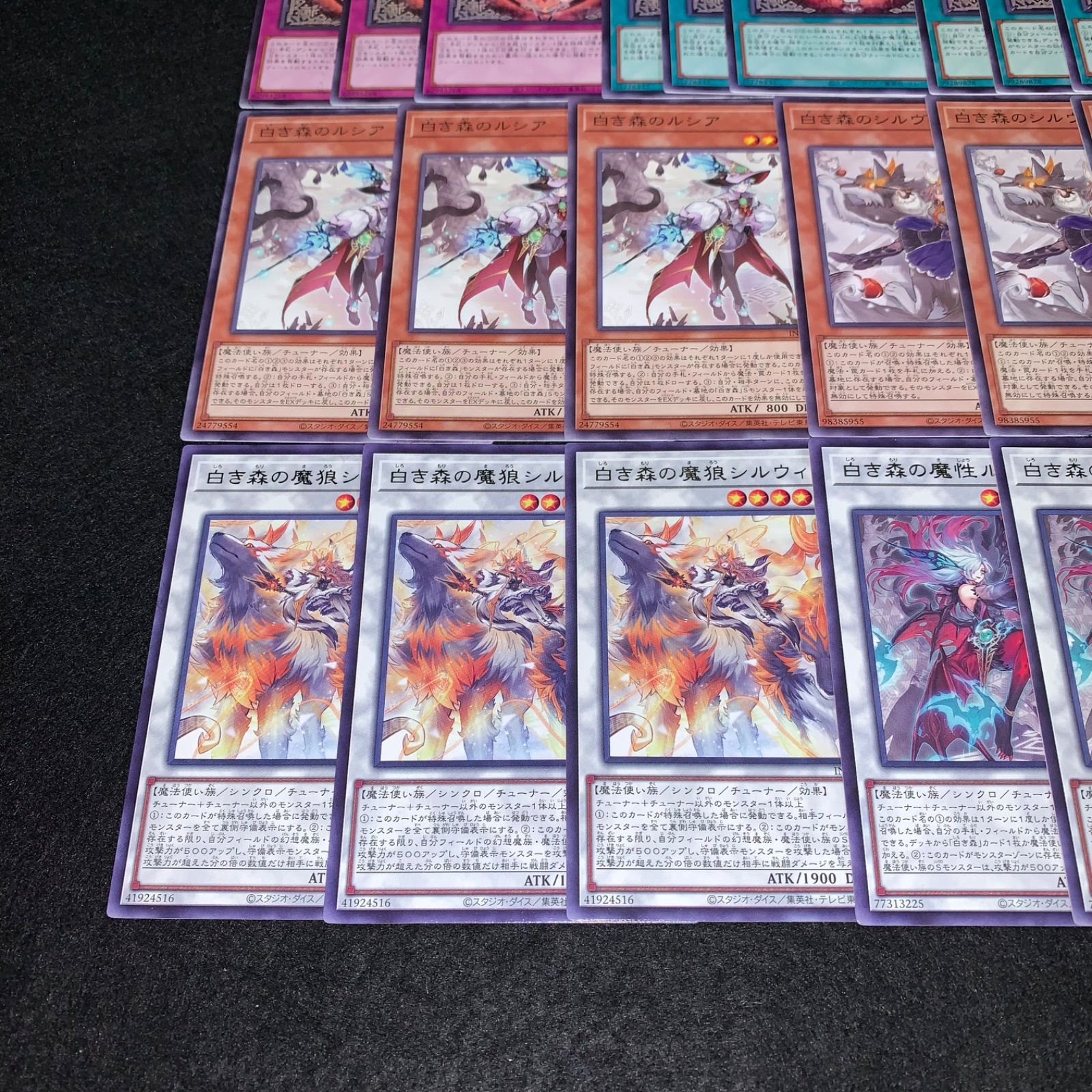 遊戯王 KY286 白き森 デッキパーツ 白き森のわざわいなり 白き森には