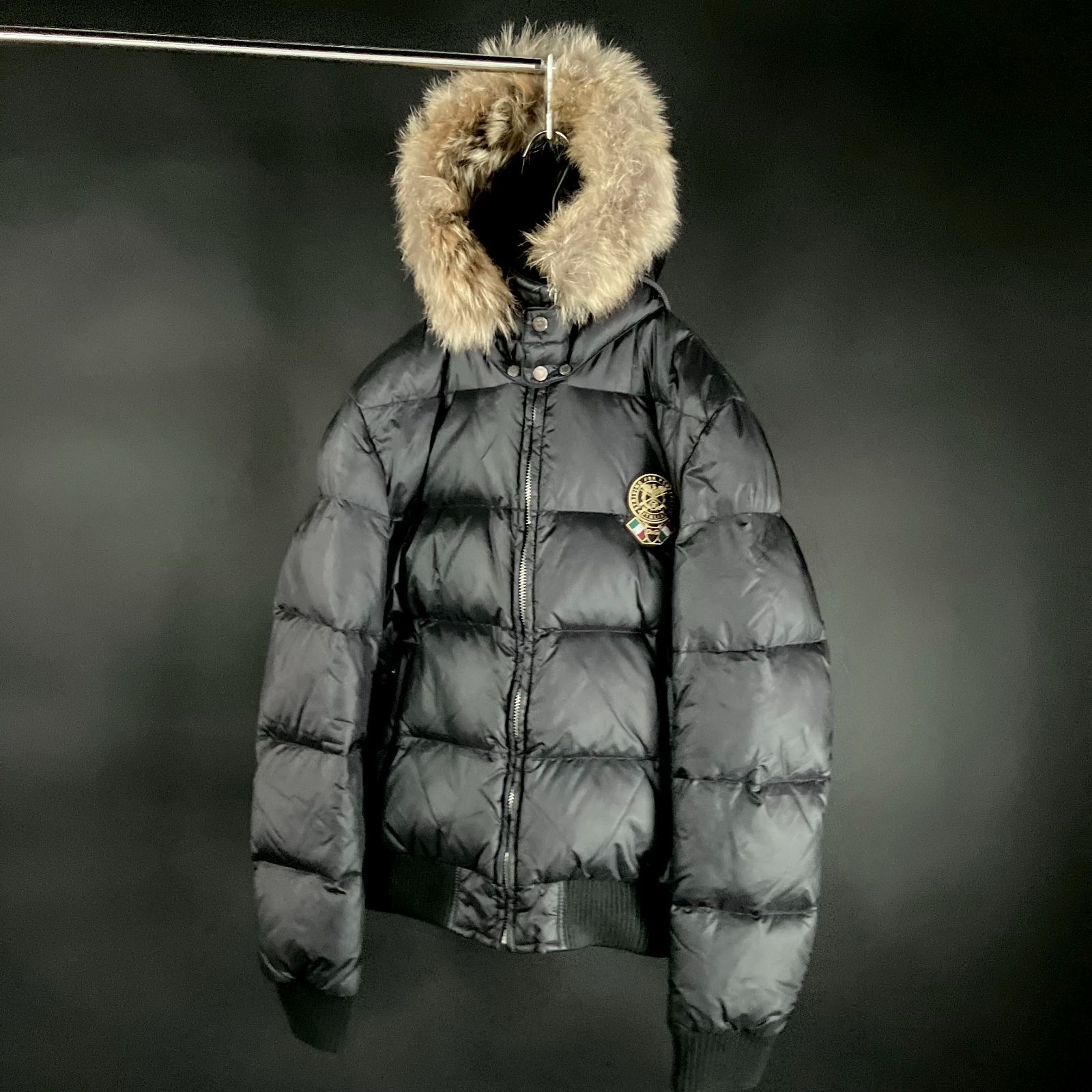 D&G DOLCE& GABBANA ダウンジャケット コヨーテ ファーフード ドルチェ 
