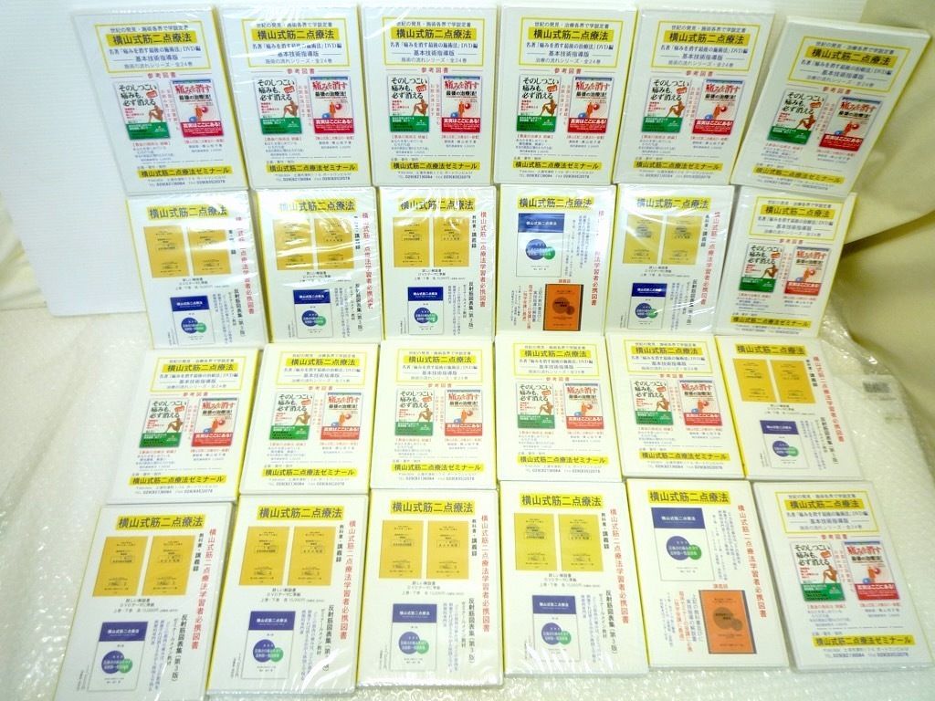 参考26万円 横山式筋二点療法 治療の流れシリーズ DVD 全24巻