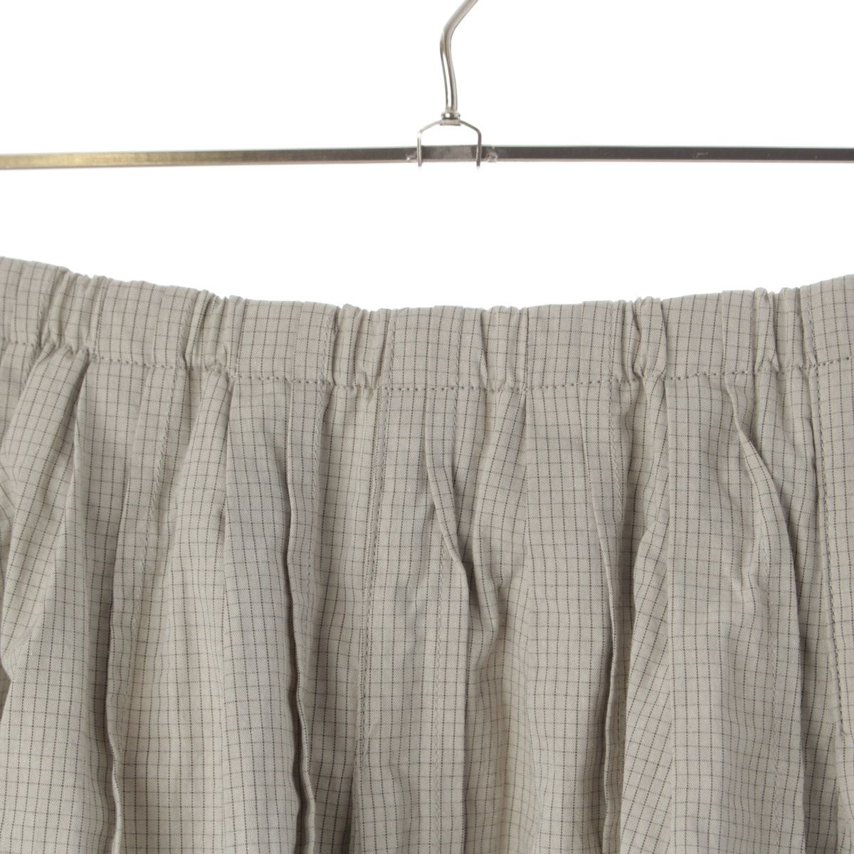 エトレトウキョウ 24AW コットン ランダムタック ボリューム チェック  