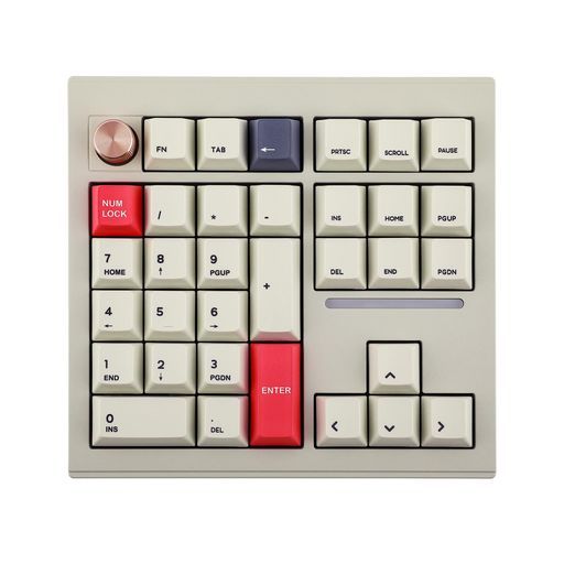 MechLandsCIDOOV33アルミニウムワイヤレステンキーVIAガスケットテンキーナビゲーション付きキーパッド矢印キーノブWindows|MacOS|Linux用BT5.0|2.4GHz|USB-C有線接続
