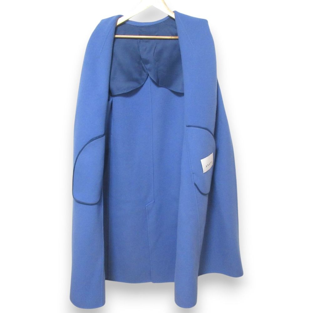 美品 22AW ANAYI アナイ シャルムビーバーショールカラーコート ガウン  