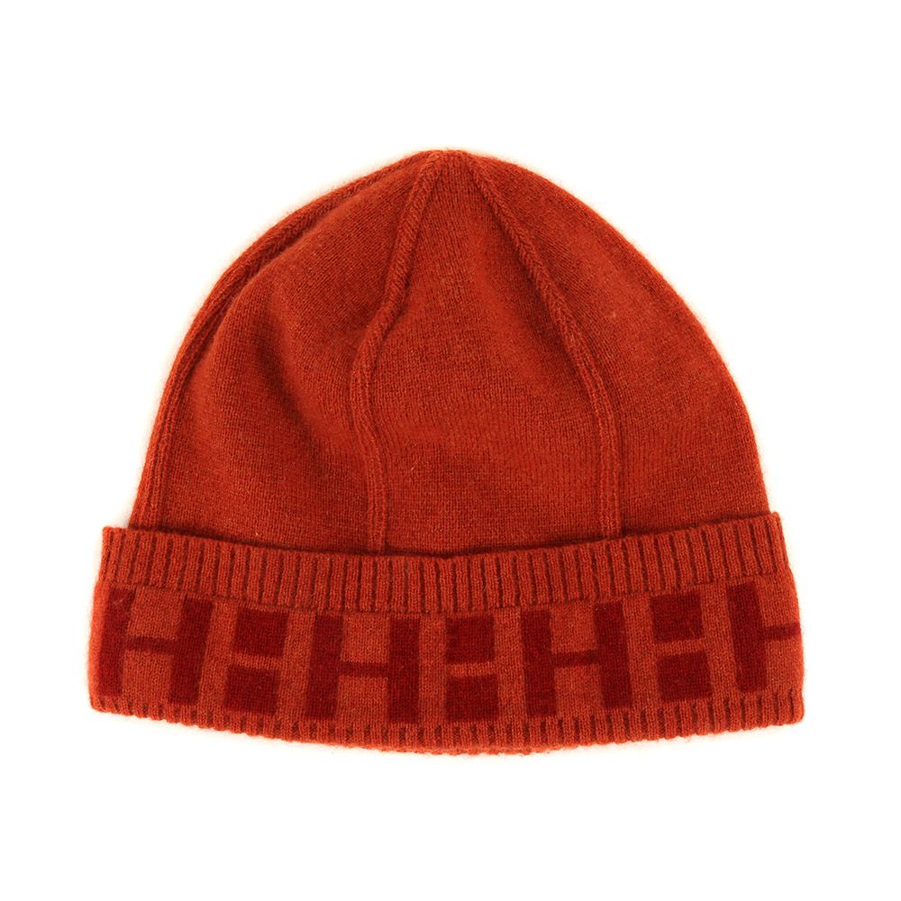 エルメス Hロゴニット帽 LA 【公式通販】