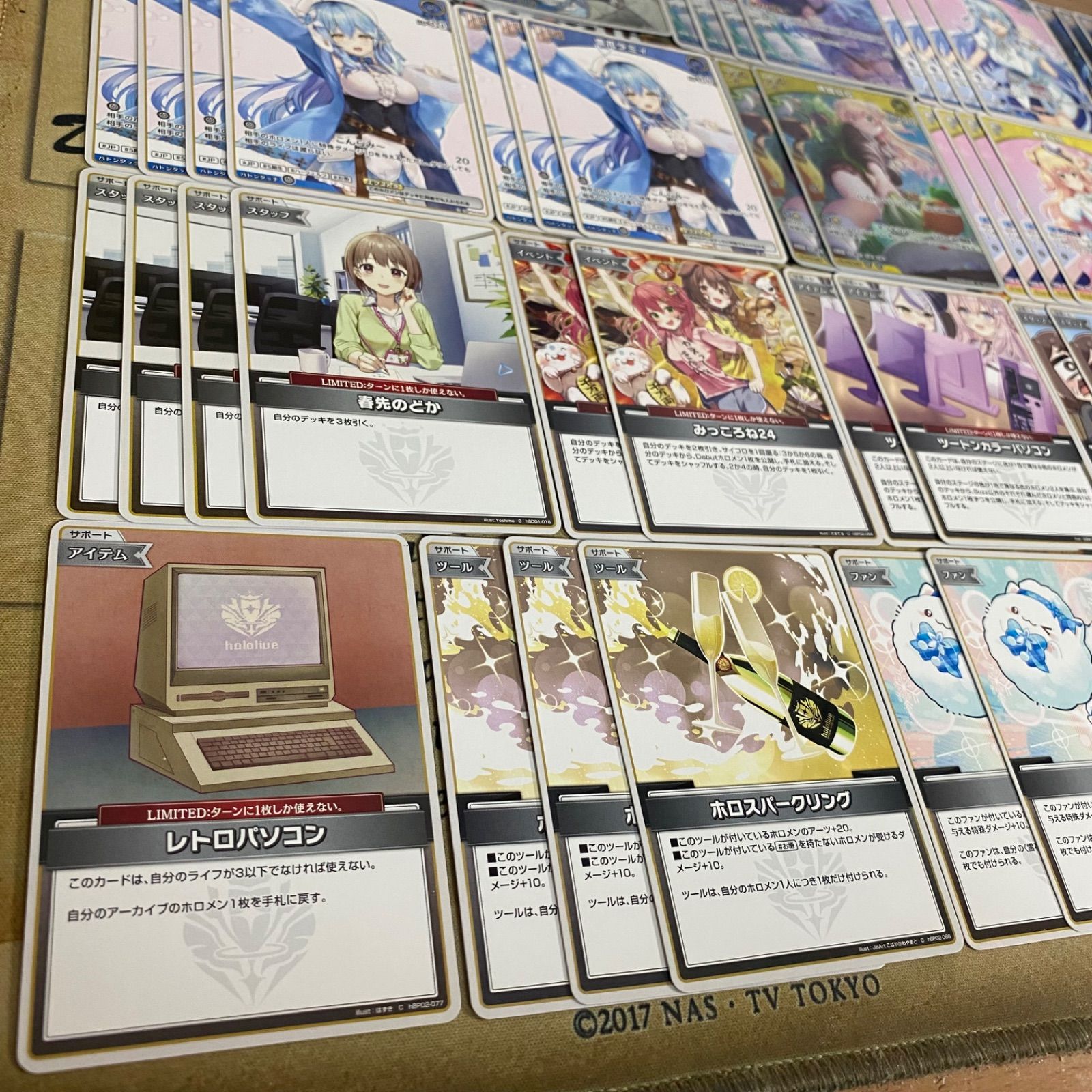 hololive - ホロカ ホロライブ 本格構築済み 雪花ラミィ デッキ 春先のどか みっころね24 ホロカ ホロライブ 本格構築済み 雪花ラミィ デッキ 春先のどか