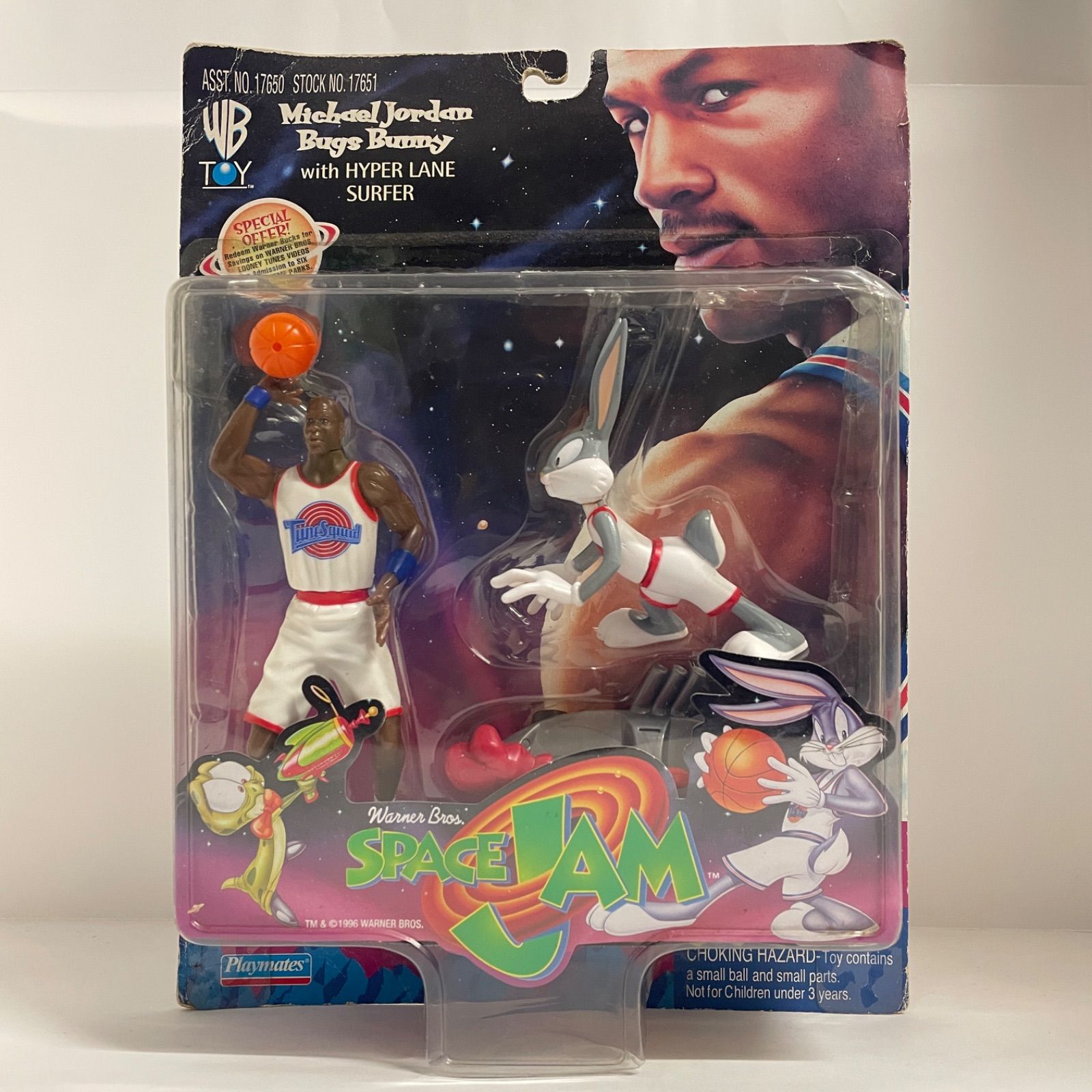 マイケルジョーダン　SpaceJamフィギュア スペース・ジャム」マイケル・ジョーダン トリプルプレイ