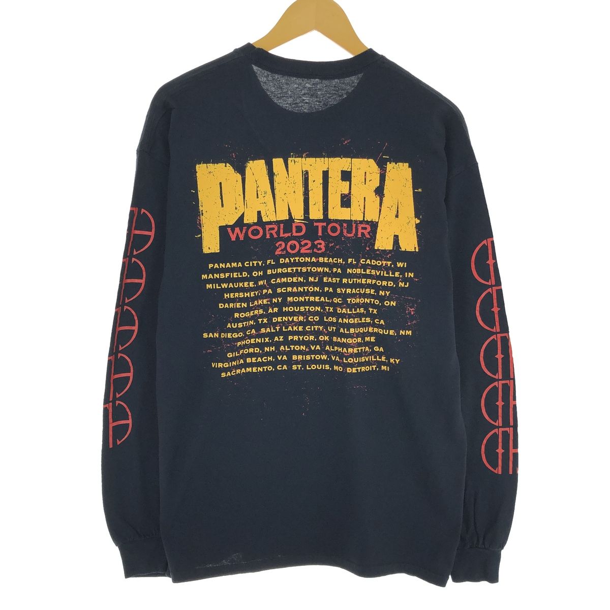 古着 PANTERA パンテラ 蛇柄 パイソン柄 ロンT バンドTシャツ バンT メンズXL相当/eaa496464 - メルカリ