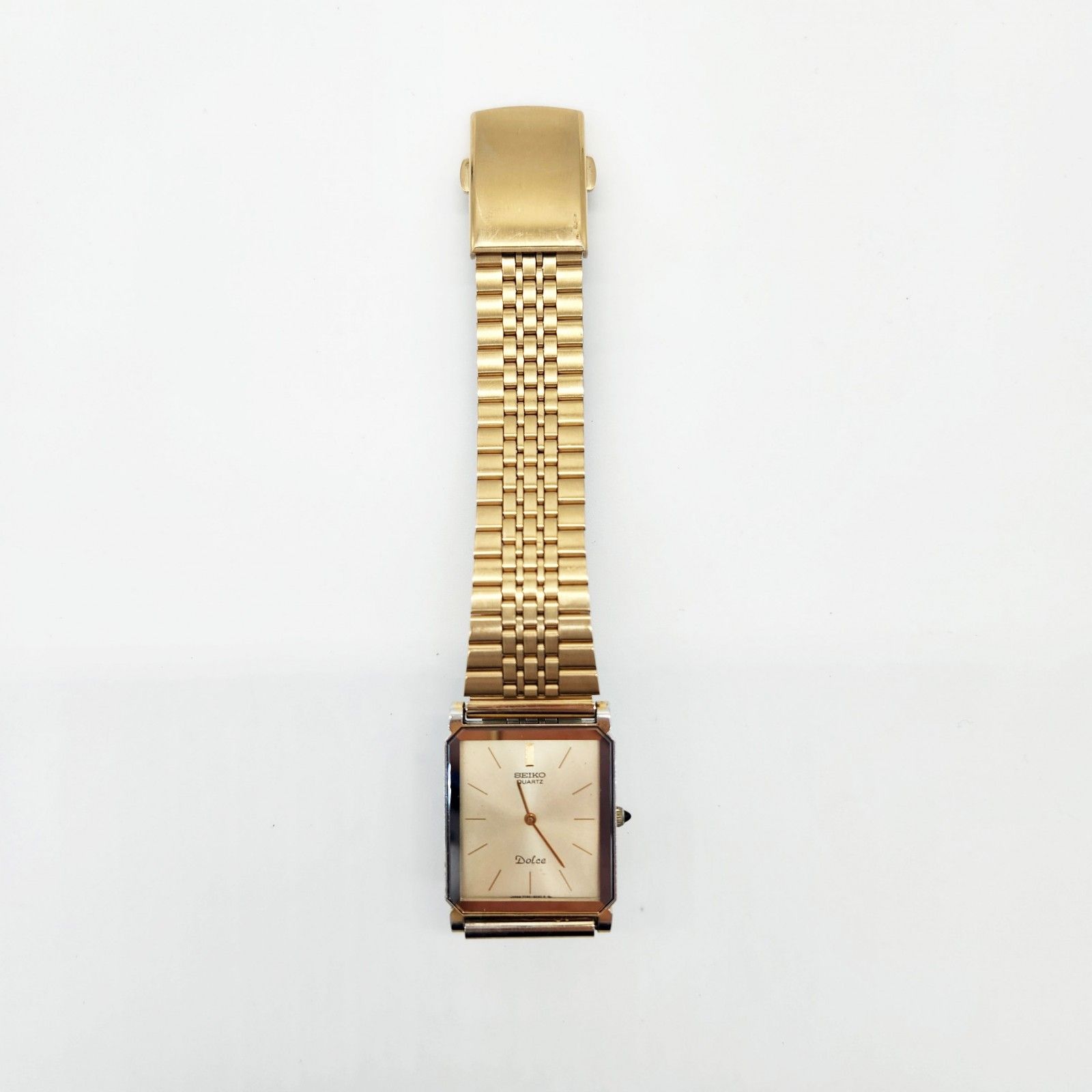 セイコー ドルチェ 7730-5020 ゴールド タンクシェイプ メンズ