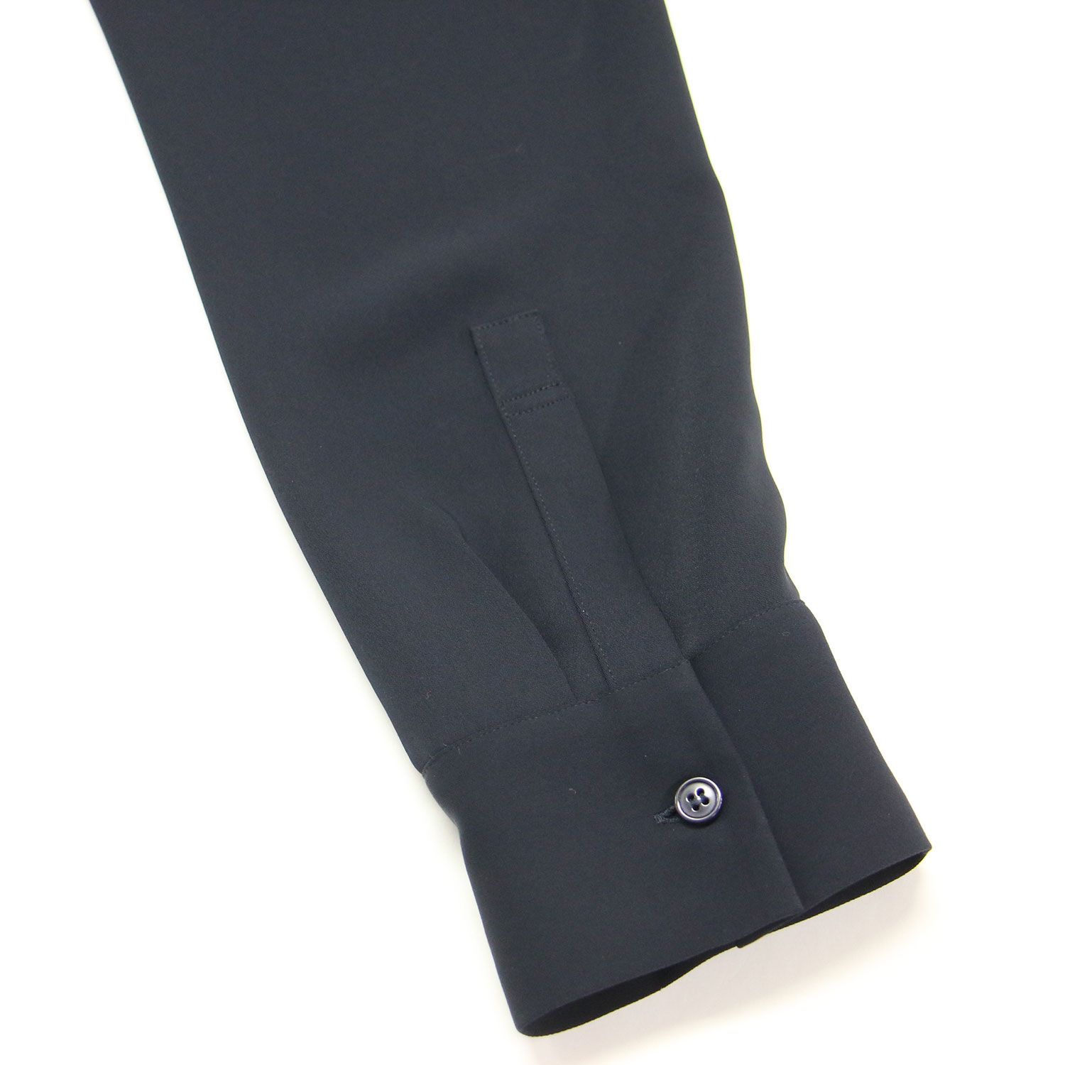  NOBLE ノーブル シャツ ネイビー 紺 サイズ 24春夏 ワークディテール ドレープシャツ ブラウス 長袖 Vネック オーバーサイズ チュニック丈 トップス レディース 長袖 シャツ ブラウス