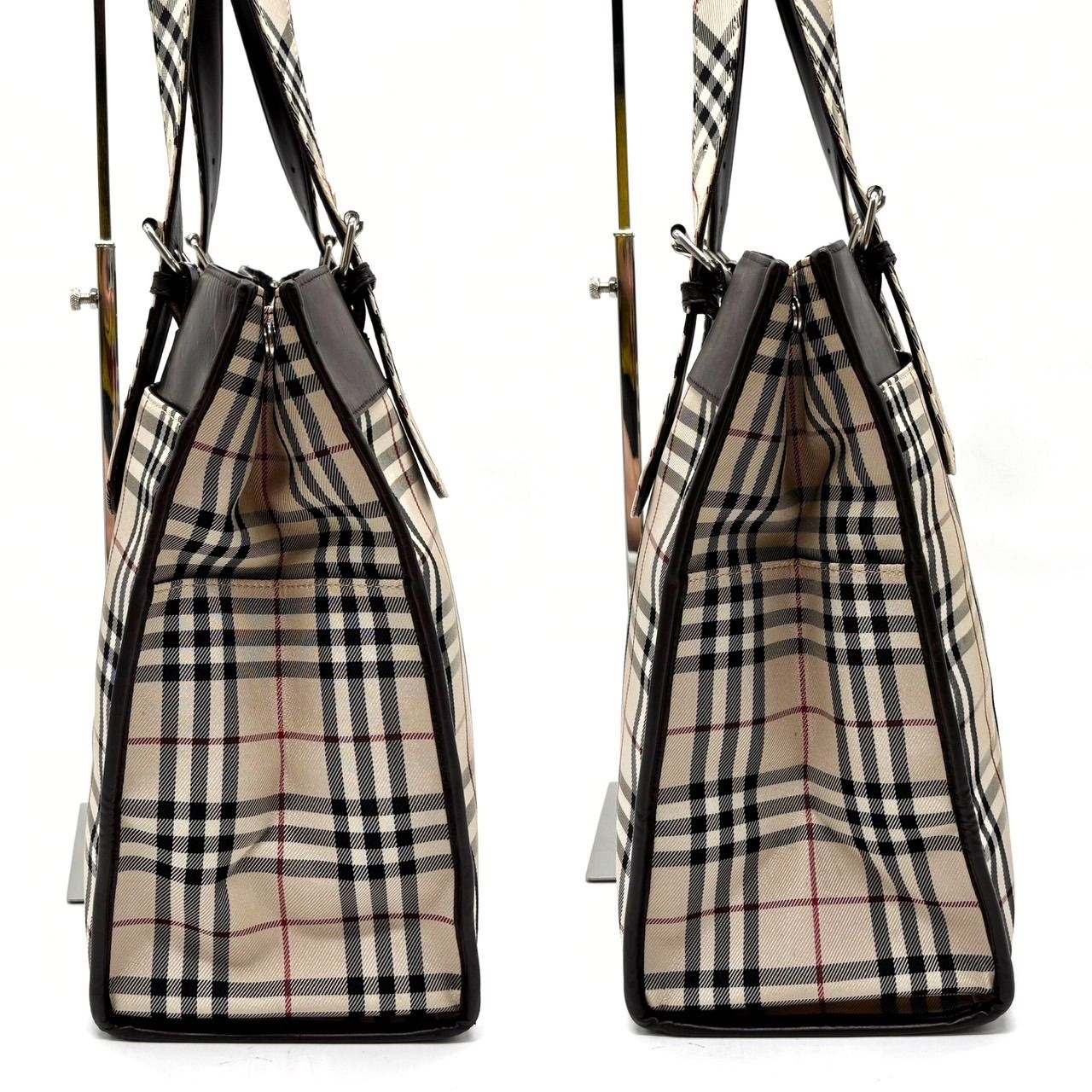 BURBERRY バーバリー ノバチェック 2WAY ビジネスバッグ PVC