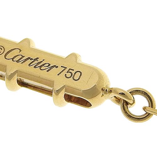 CARTIER(カルティエ) Cハート ネックレス ダイヤモンド K18 イエロー  