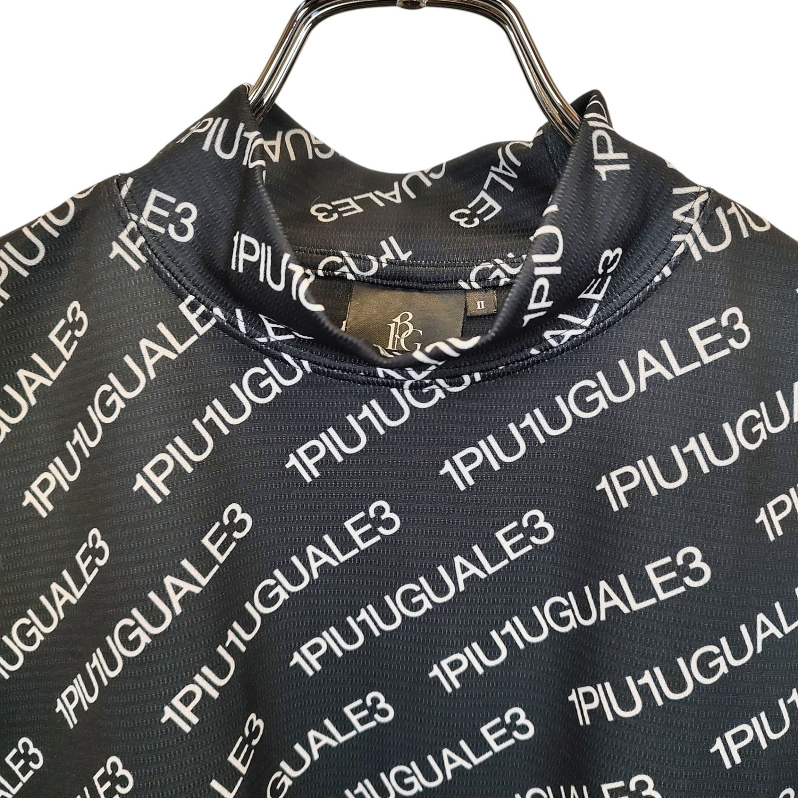 1PIU1UGUALE3 GOLF ウノピュウノ ゴルフ 総柄 モックネック T